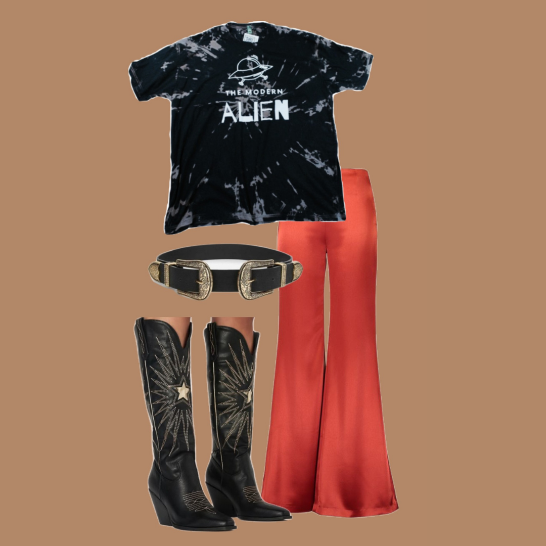 The Modern Alien Bleach-Dyed Tee β Galactic Streetwear with a Cosmic Twist