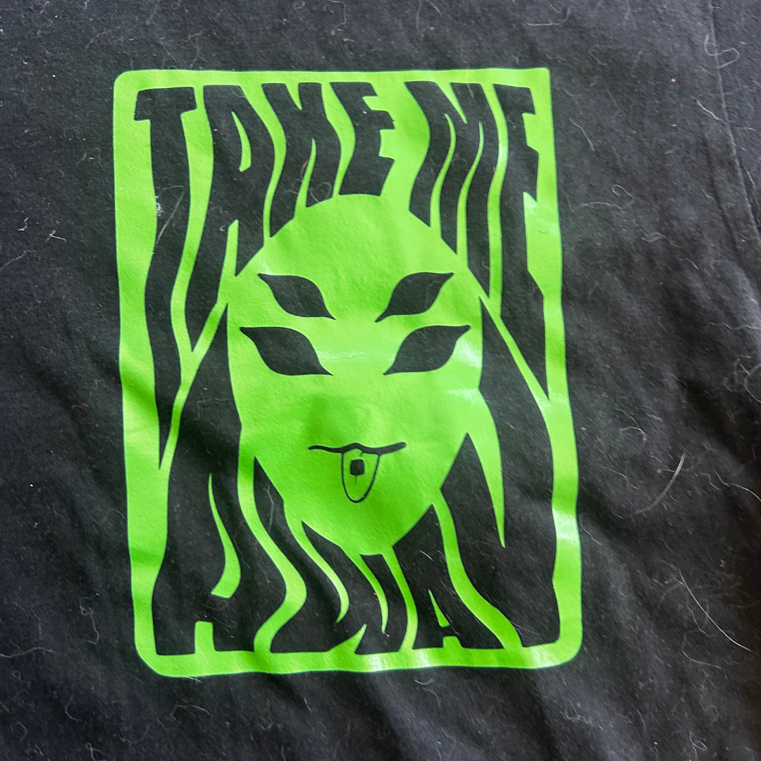 Handmade Alien Graphic Tee | Funky Boho Streetwear