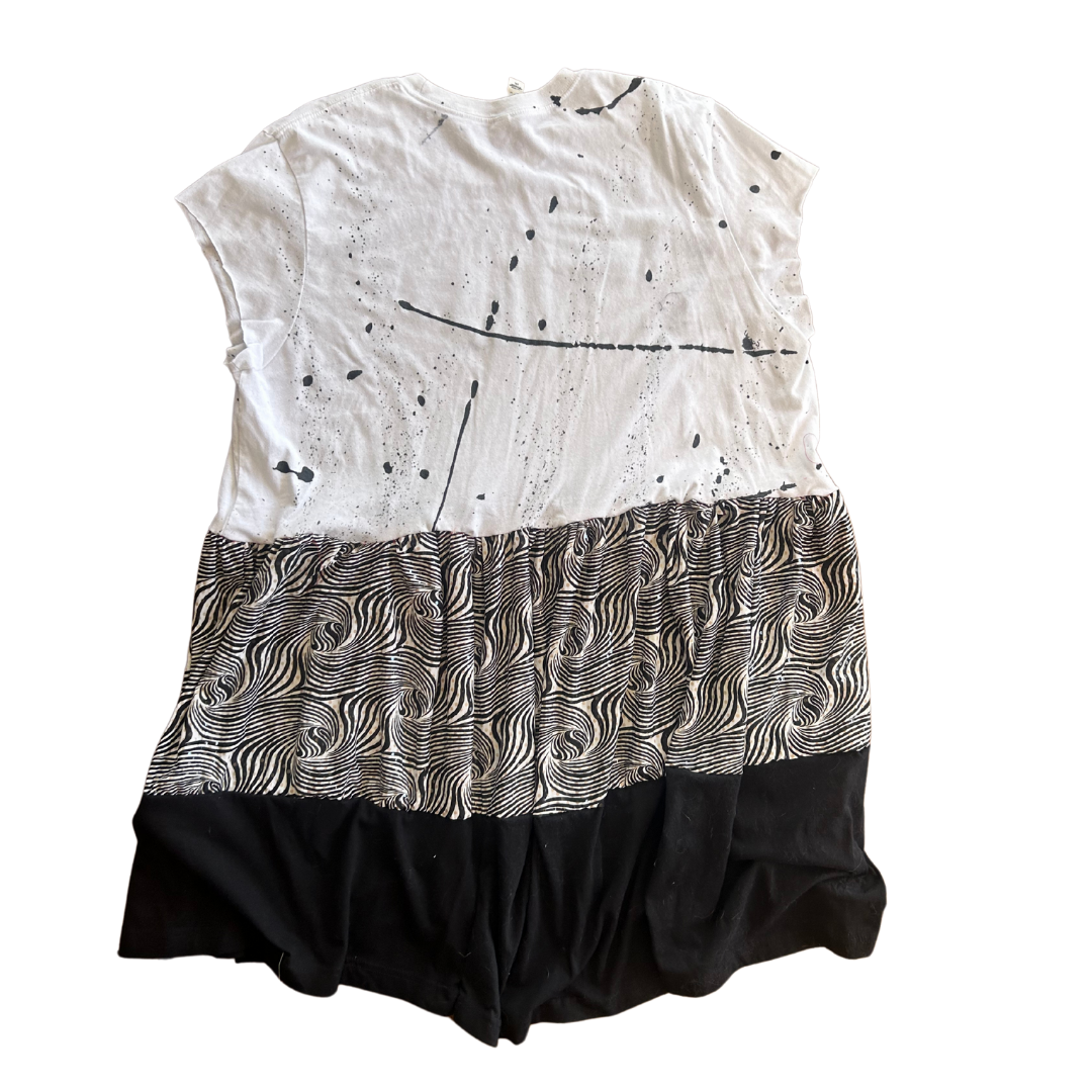 Handmade "Bat Shit" T-Shirt Dress | Upcycled