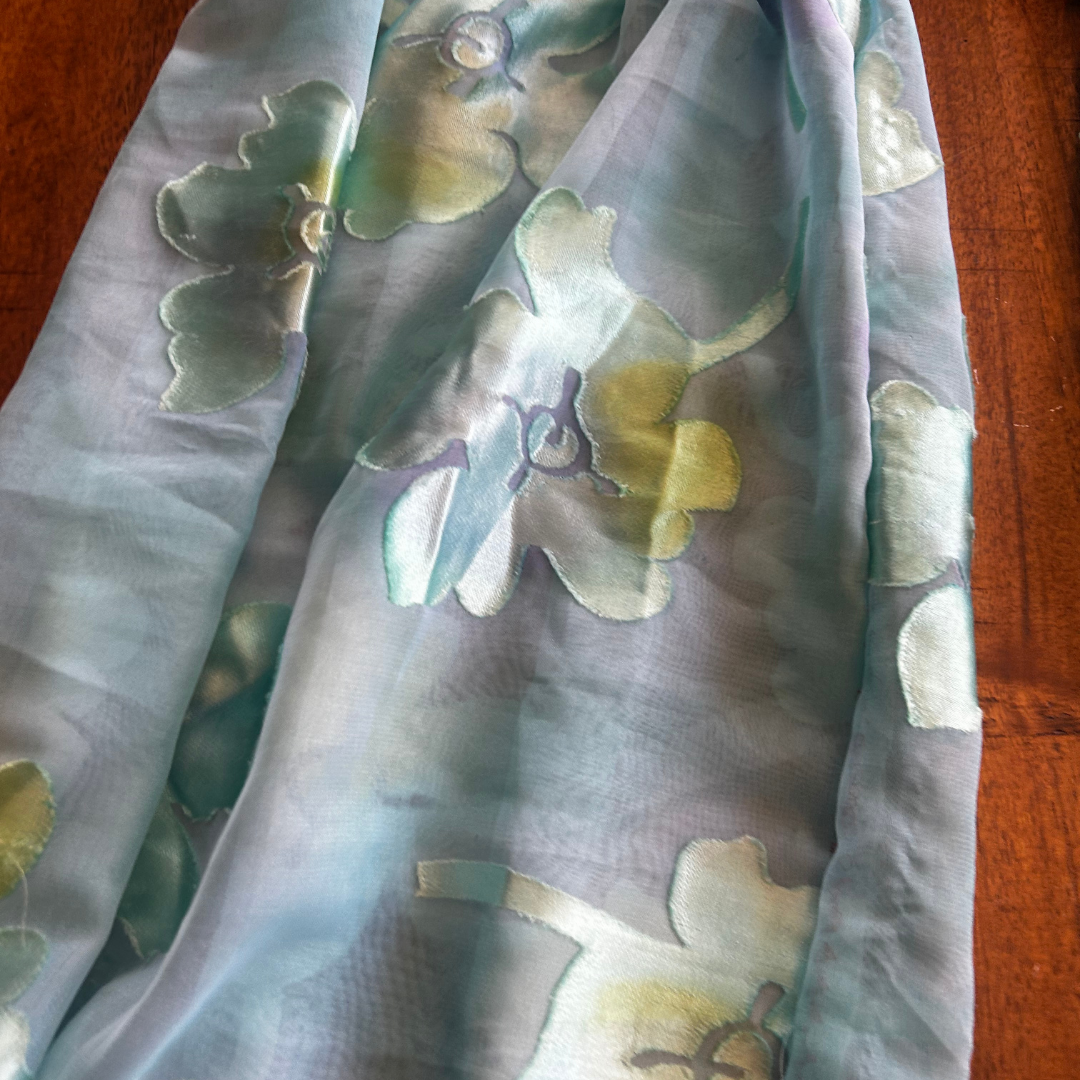 Handmade Floral Bell Bottom Jeans | Upcycled Denim Pants