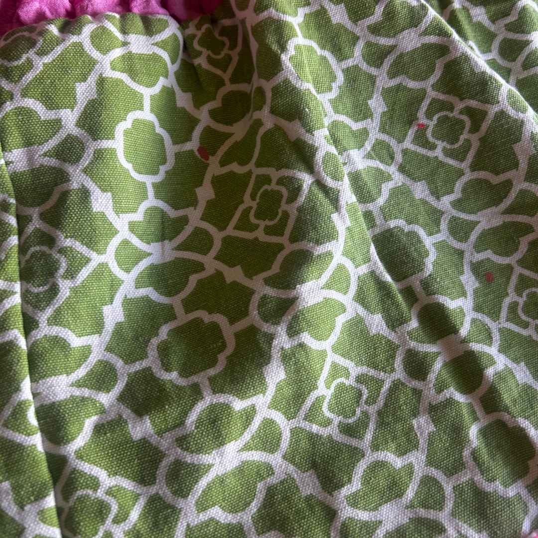 π Funky Peace Patch Pants β Reworked Minky + Vintage Sheets | One-of-a-Kind | Handmade in Arizona