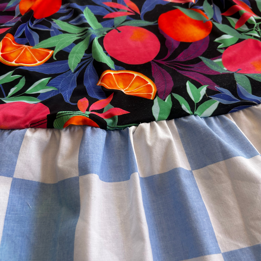 Funky Upcycled Tank Top Dress | Handmade