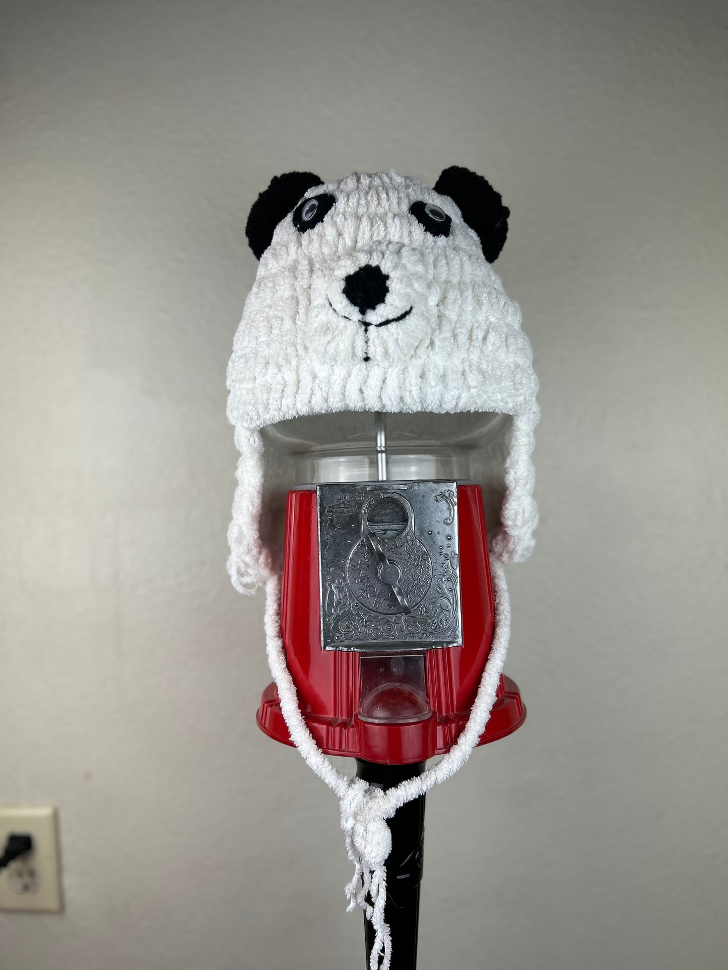 Googly Eyed Panda Beanie