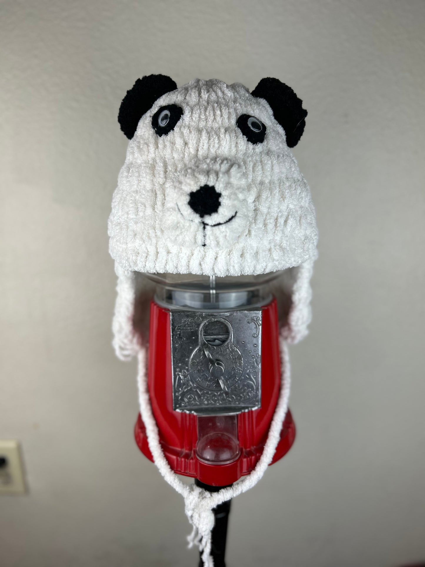 Googly Eyed Panda Beanie