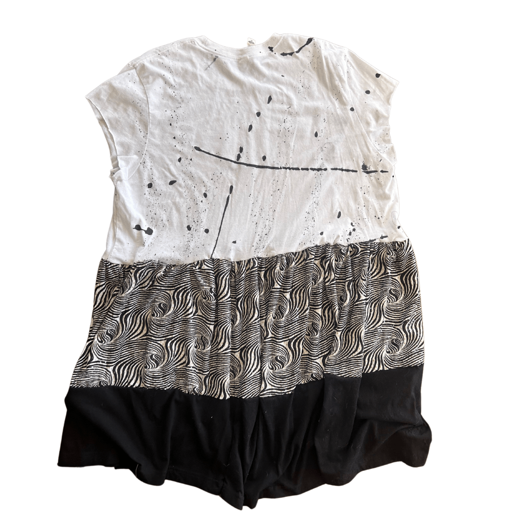 "Bat Shit" T-Shirt Dress – Handmade & Upcycled - The Modern Alien