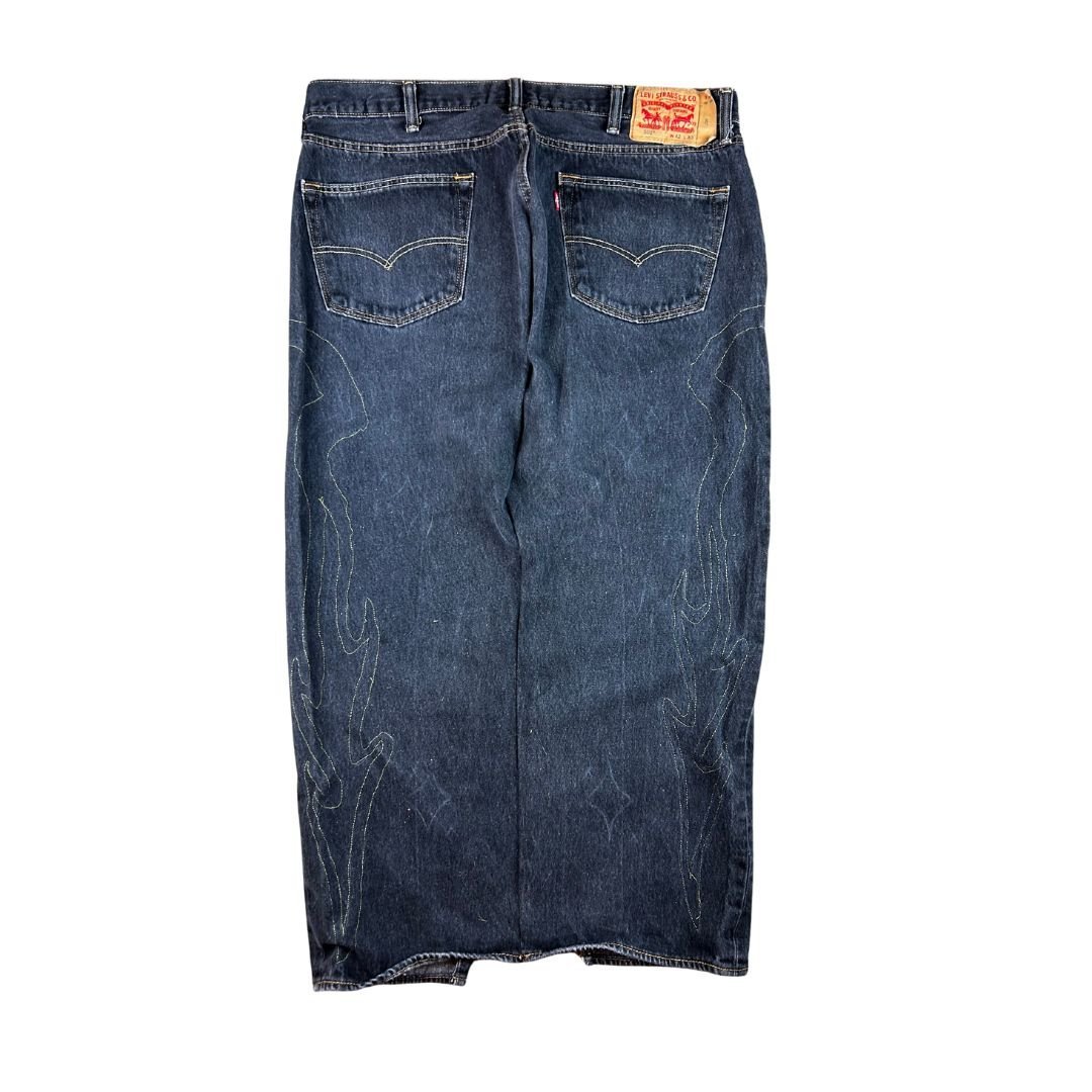 Black Denim Maxi Skirt – Handmade & Upcycled - The Modern Alien
