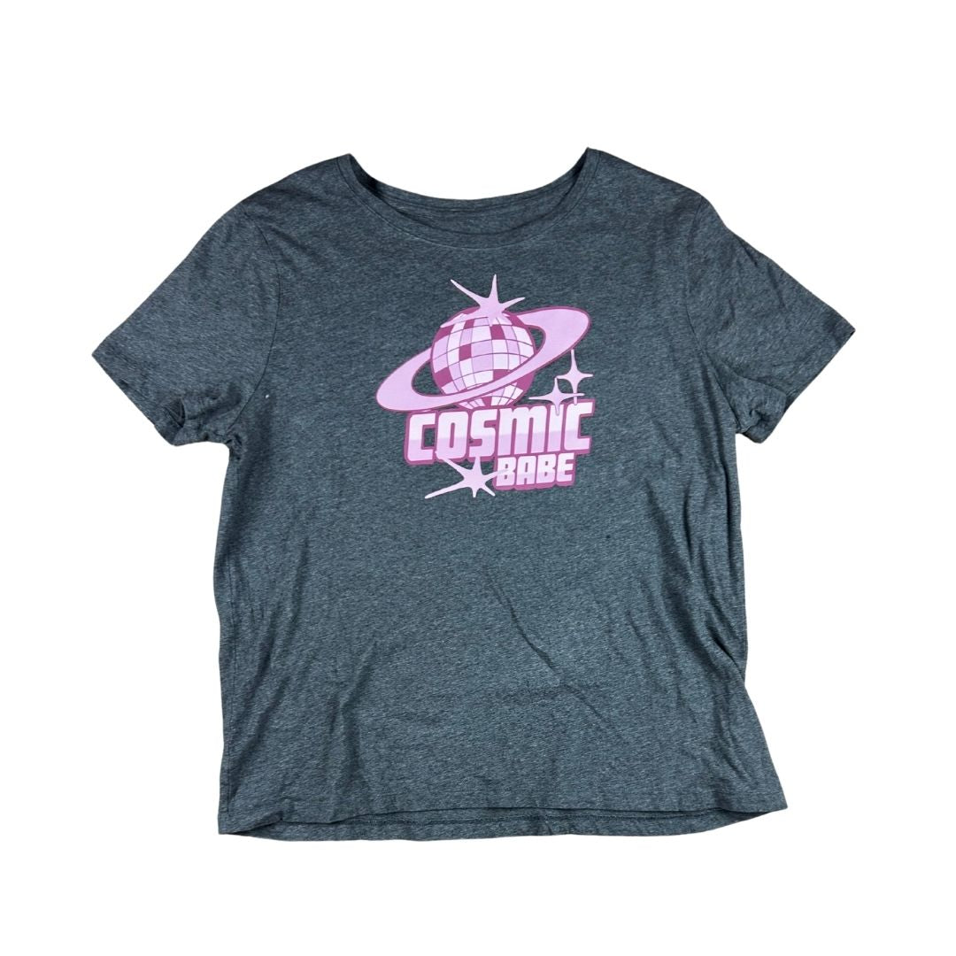 Cosmic Babe Graphic T-Shirt – Handmade & One - of - a - Kind - The Modern Alien