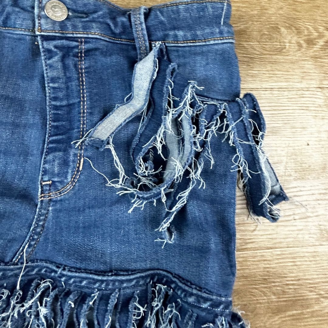 Denim & Bandana Two - Piece Set – Handmade & Upcycled - The Modern Alien