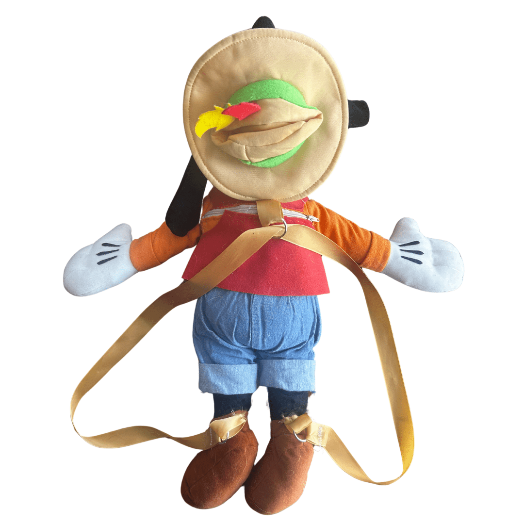 Goofy Plush Backpack – Handmade from Upcycled Character Toy - The Modern Alien