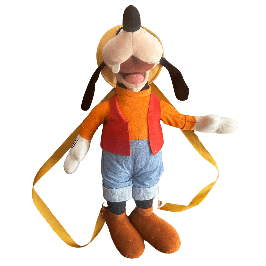 Goofy Plush Backpack – Handmade from Upcycled Character Toy - The Modern Alien