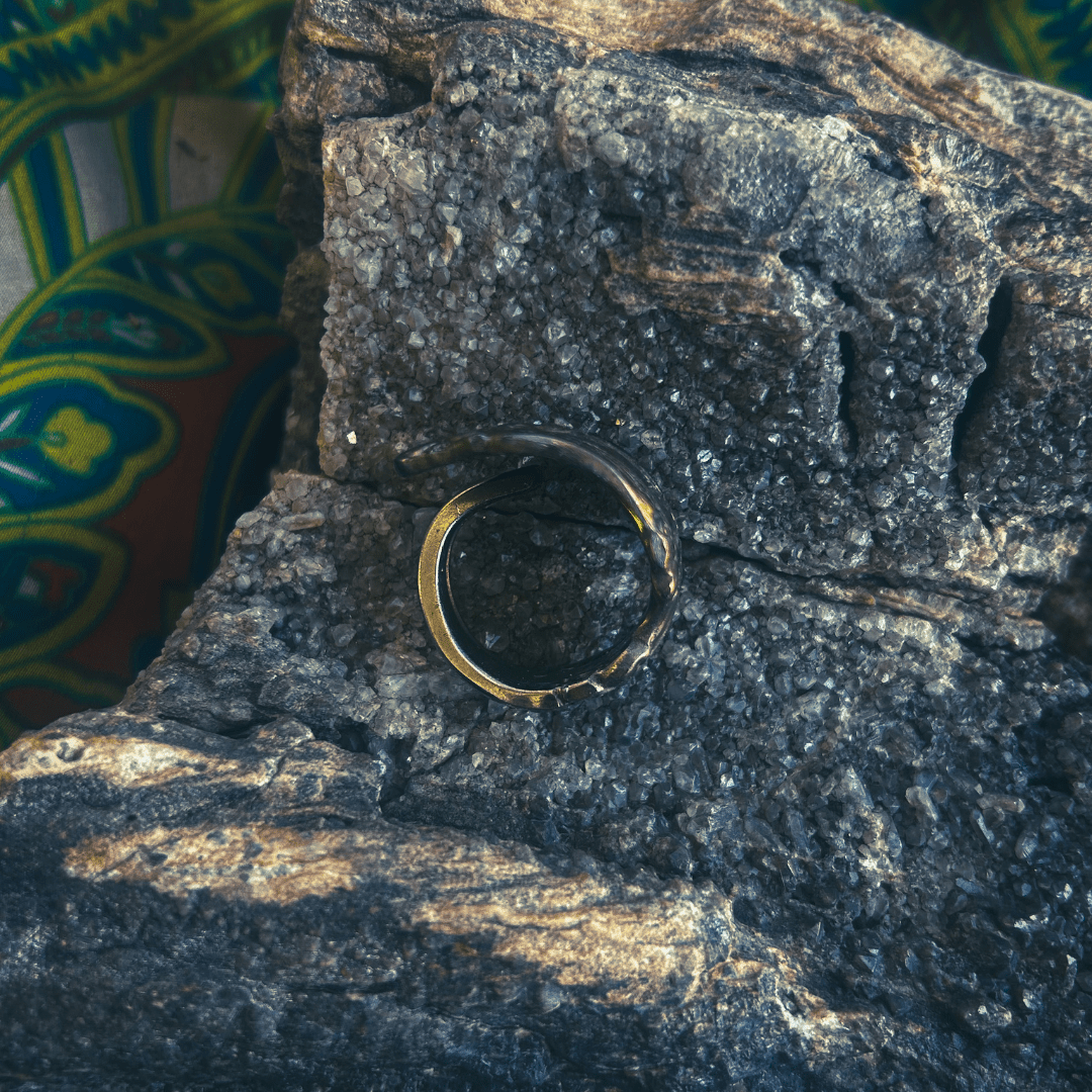 Oxidized Spoon Ring – Handmade from Vintage Silverware - The Modern Alien