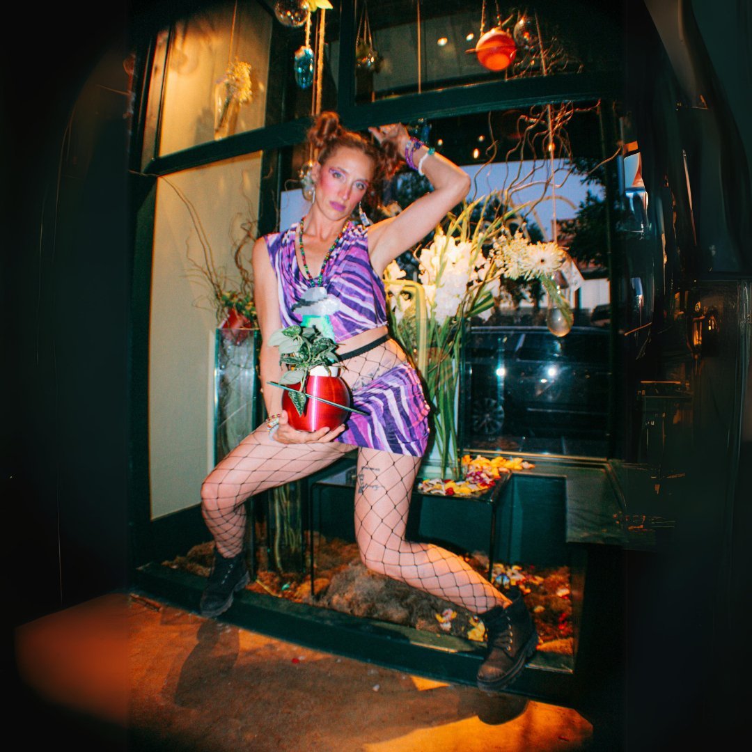 Purple Haze Mini Skirt Set – Handmade & Upcycled - The Modern Alien