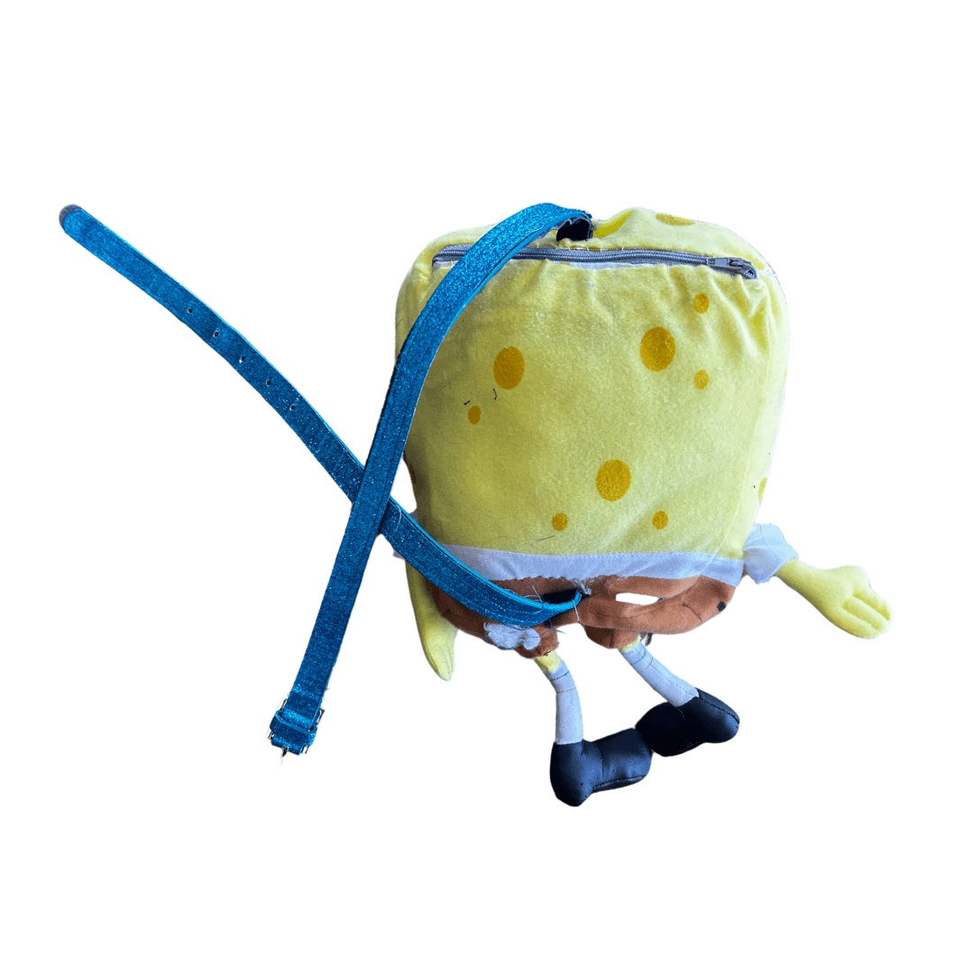 Spongebob Crossbody Fanny Pack – Handmade & Upcycled - The Modern Alien