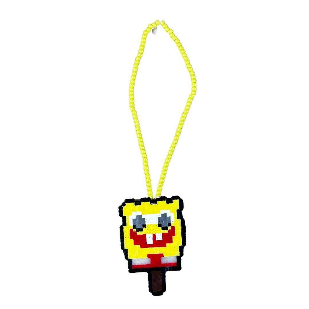 Spongebob Popsicle Perler Necklace - The Modern Alien