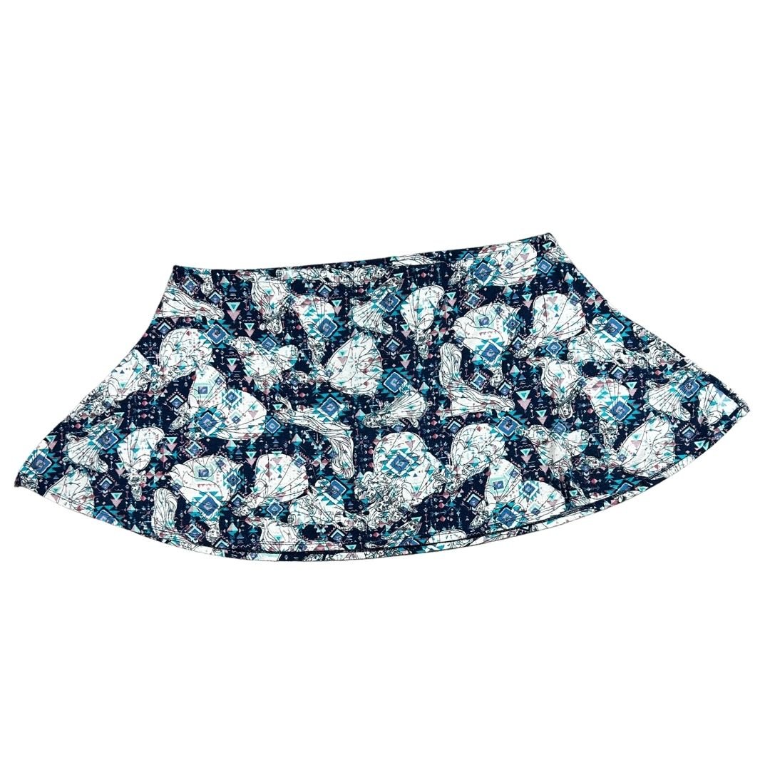 Upcycled Mini Skirt – Boho - Chic from a Reworked Shirt - The Modern Alien