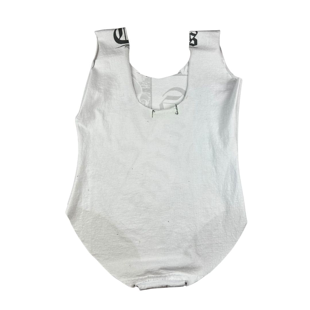 WHite and Black Cali T - Shirt Bodysuit - The Modern Alien