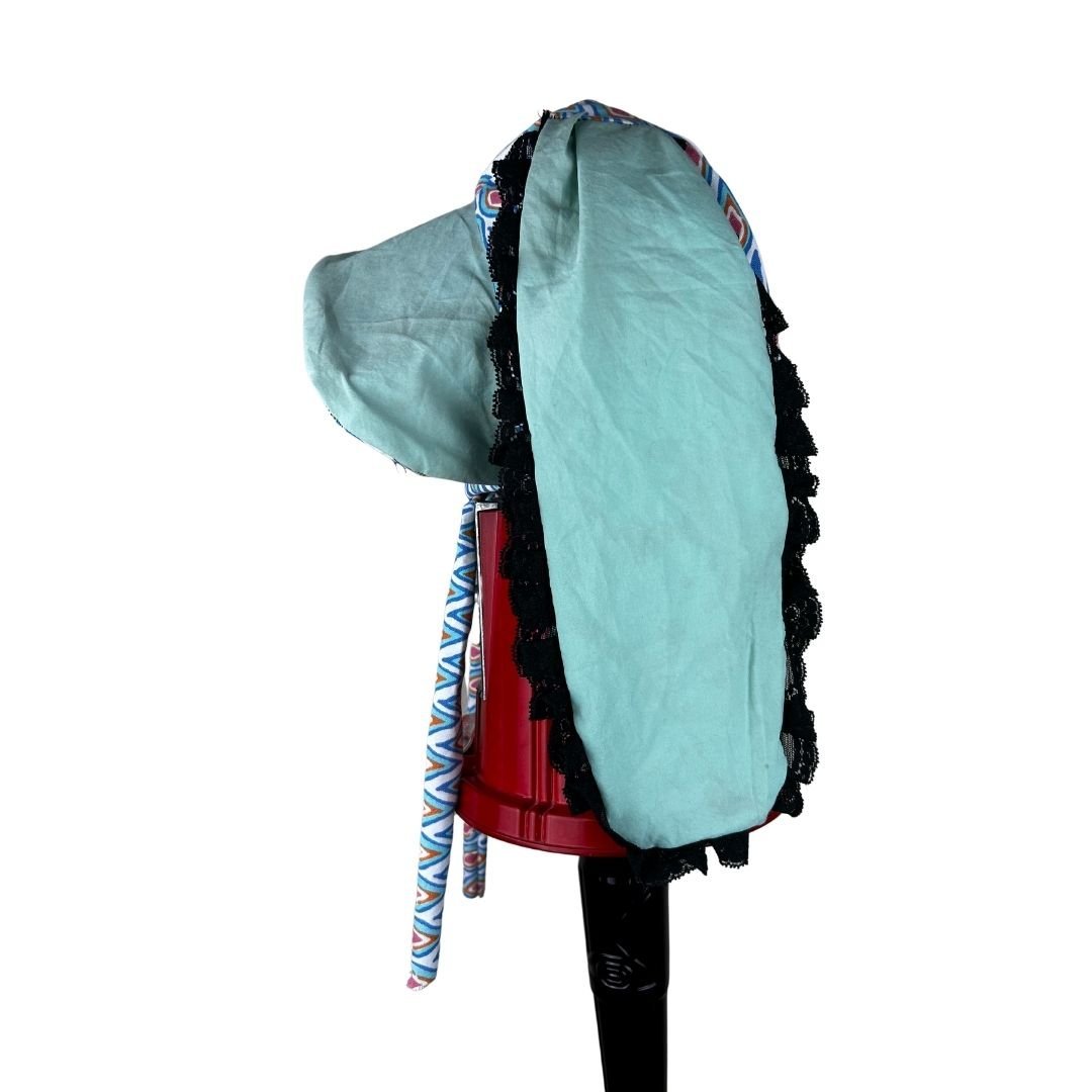 Blue Bunny Bonnet – Handmade & Upcycled - The Modern Alien