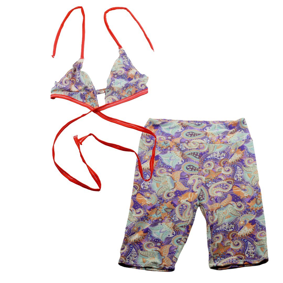 Paisley Dream Two - Piece Set – Handmade & Upcycled - The Modern Alien