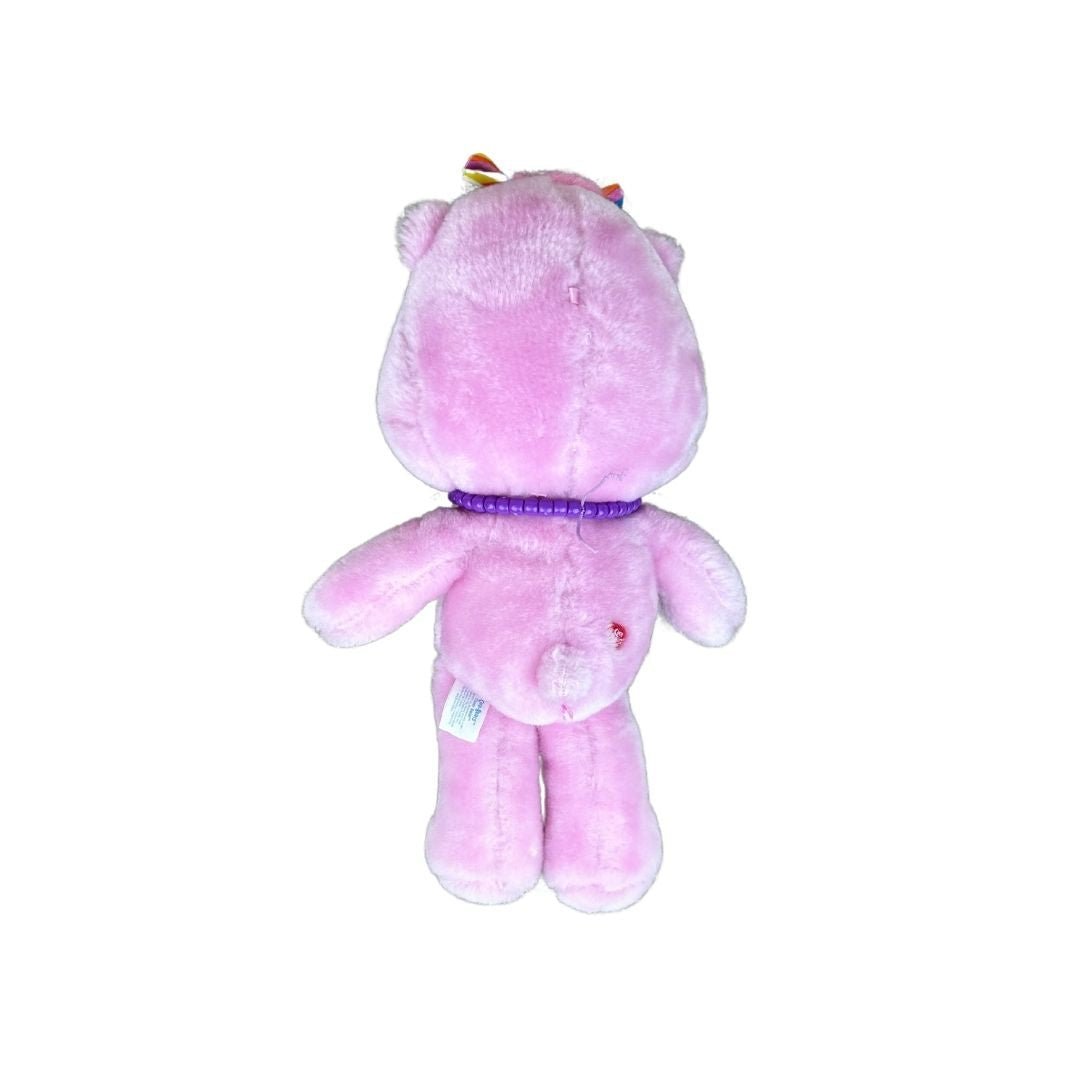 Pink Rainbow Carebear Rave Buddy – Handmade & Upcycled - The Modern Alien