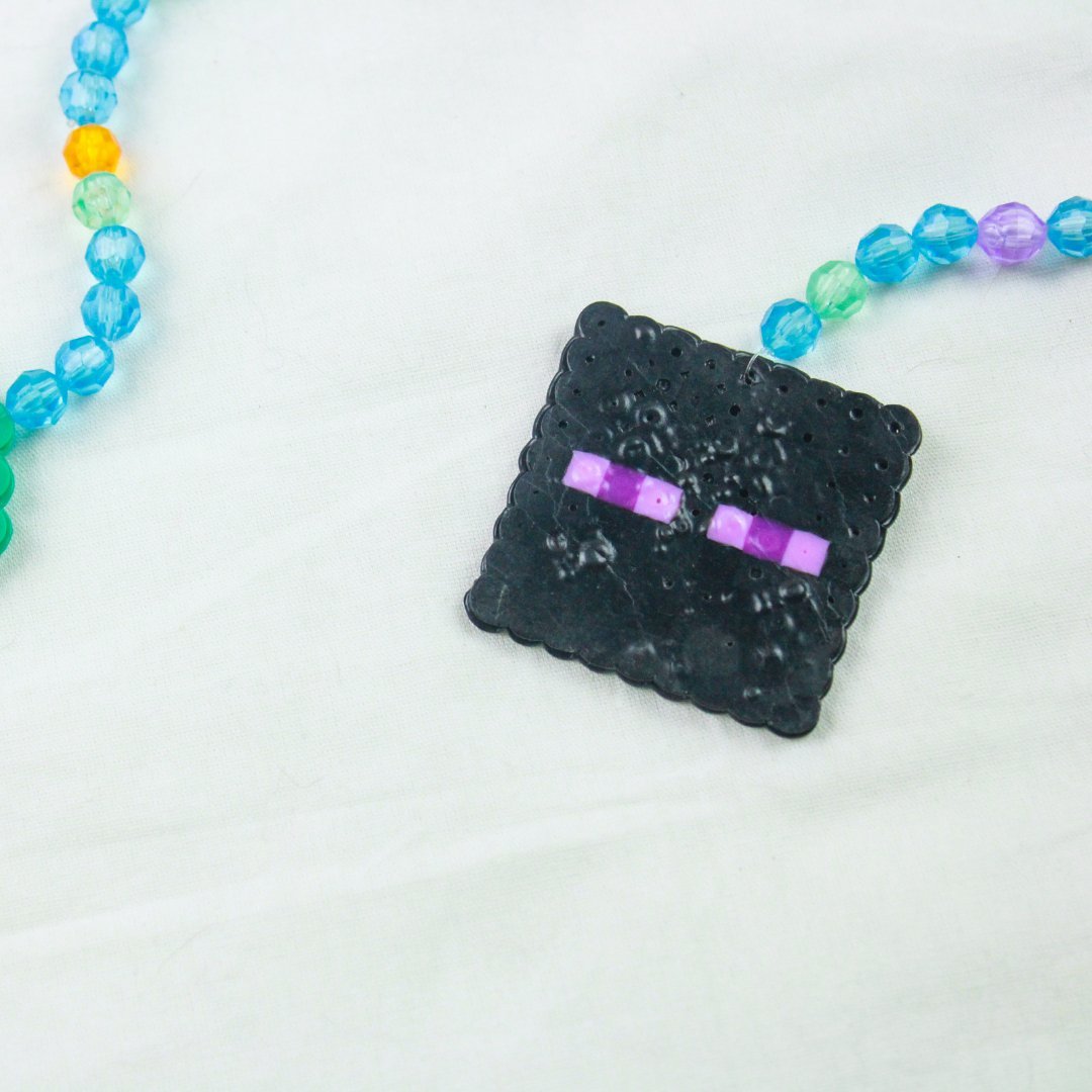 Pixel Gamer Sunglasses with Rainbow Beaded Chain – Handmade & Playfully Retro - The Modern Alien