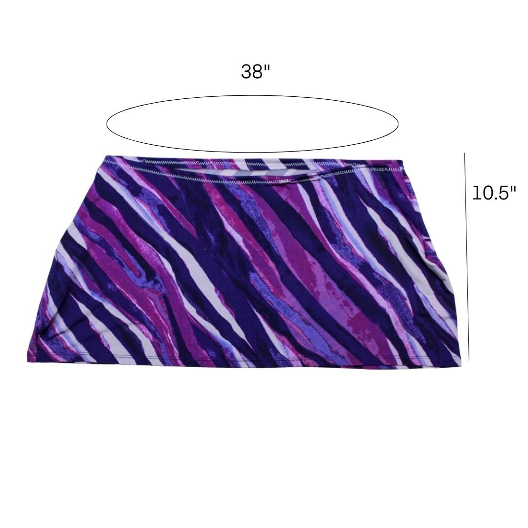 Purple Haze Mini Skirt Set – Handmade & Upcycled - The Modern Alien