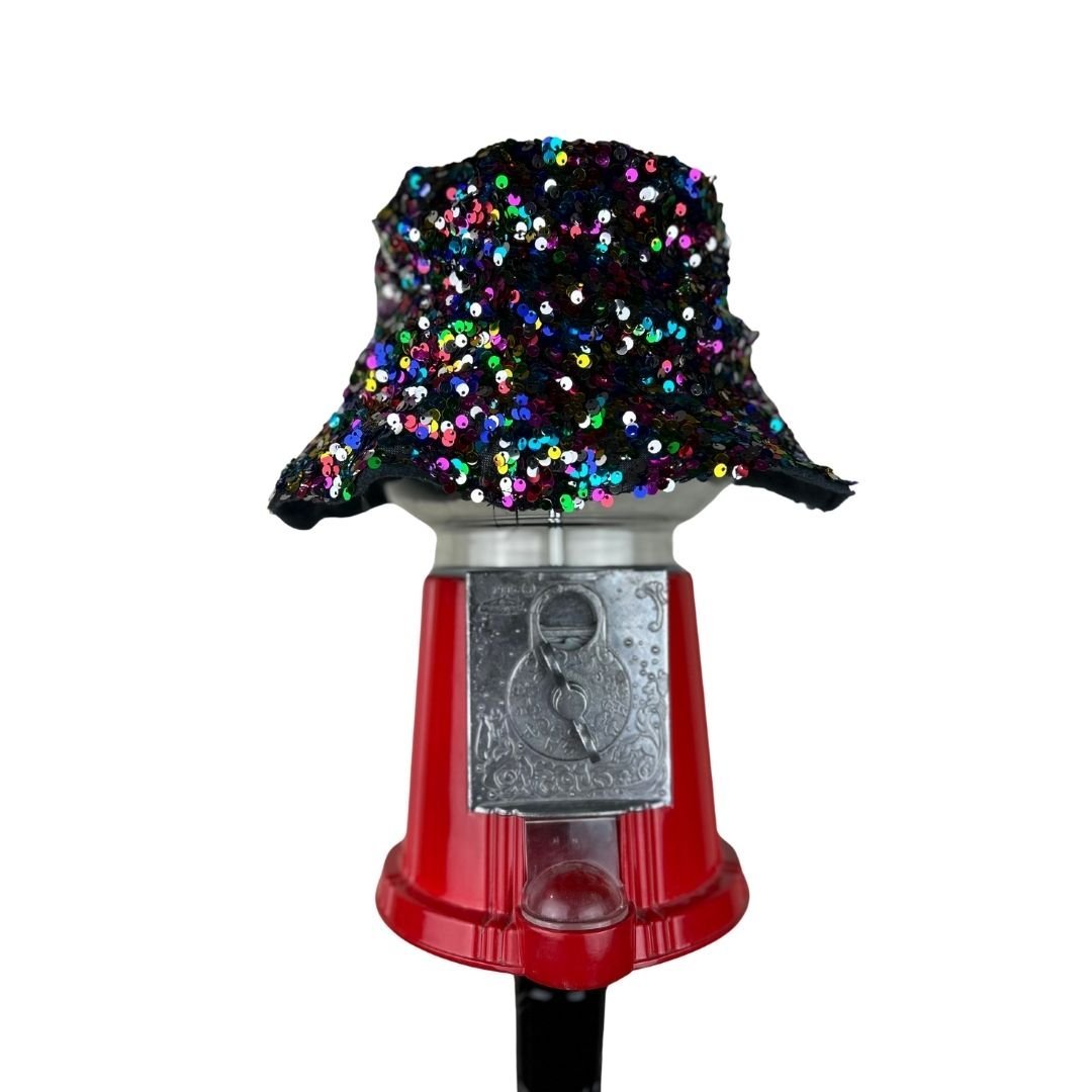 Sequin Reversible Bucket Hat – Handmade & Upcycled - The Modern Alien