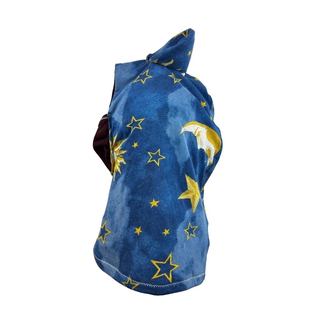 Sun and Moon Animal Ninja Balaclava Hoodie – Handmade & Upcycled - The Modern Alien