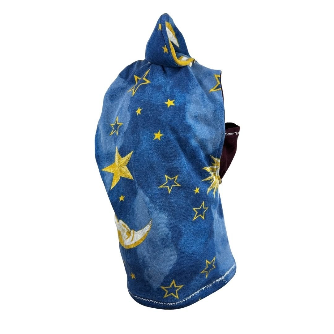 Sun and Moon Animal Ninja Balaclava Hoodie – Handmade & Upcycled - The Modern Alien