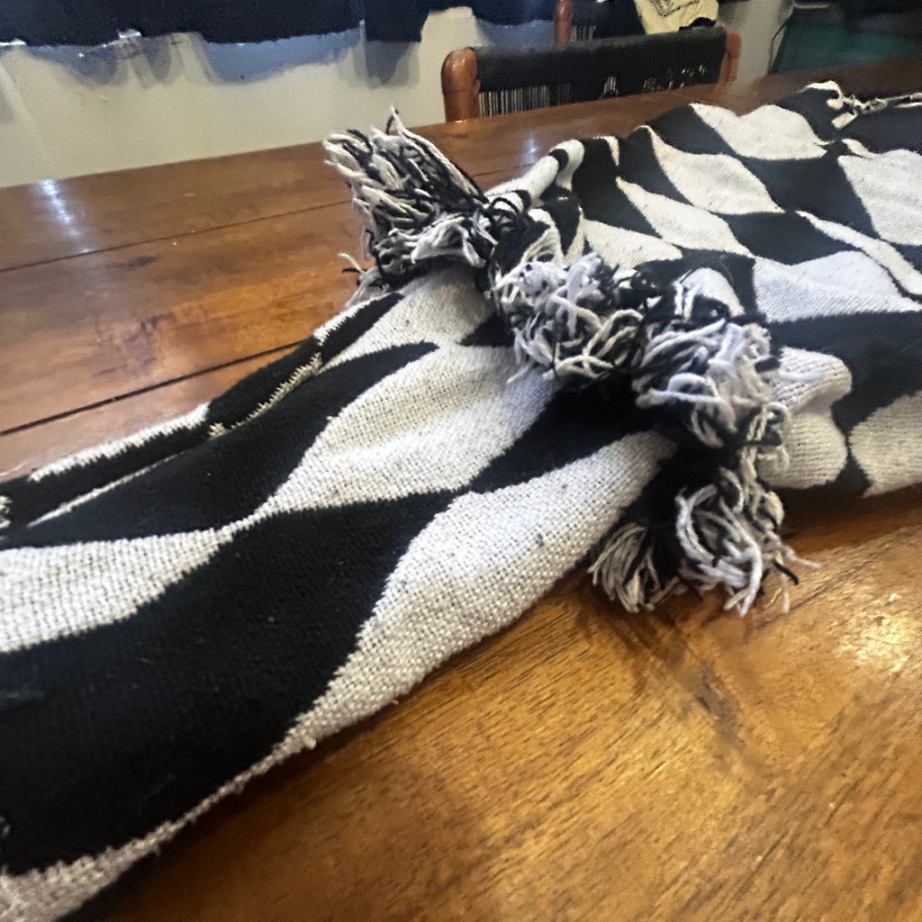 Checkmate Chaos Jacket – One of a Kind Upcycled Statement Piece