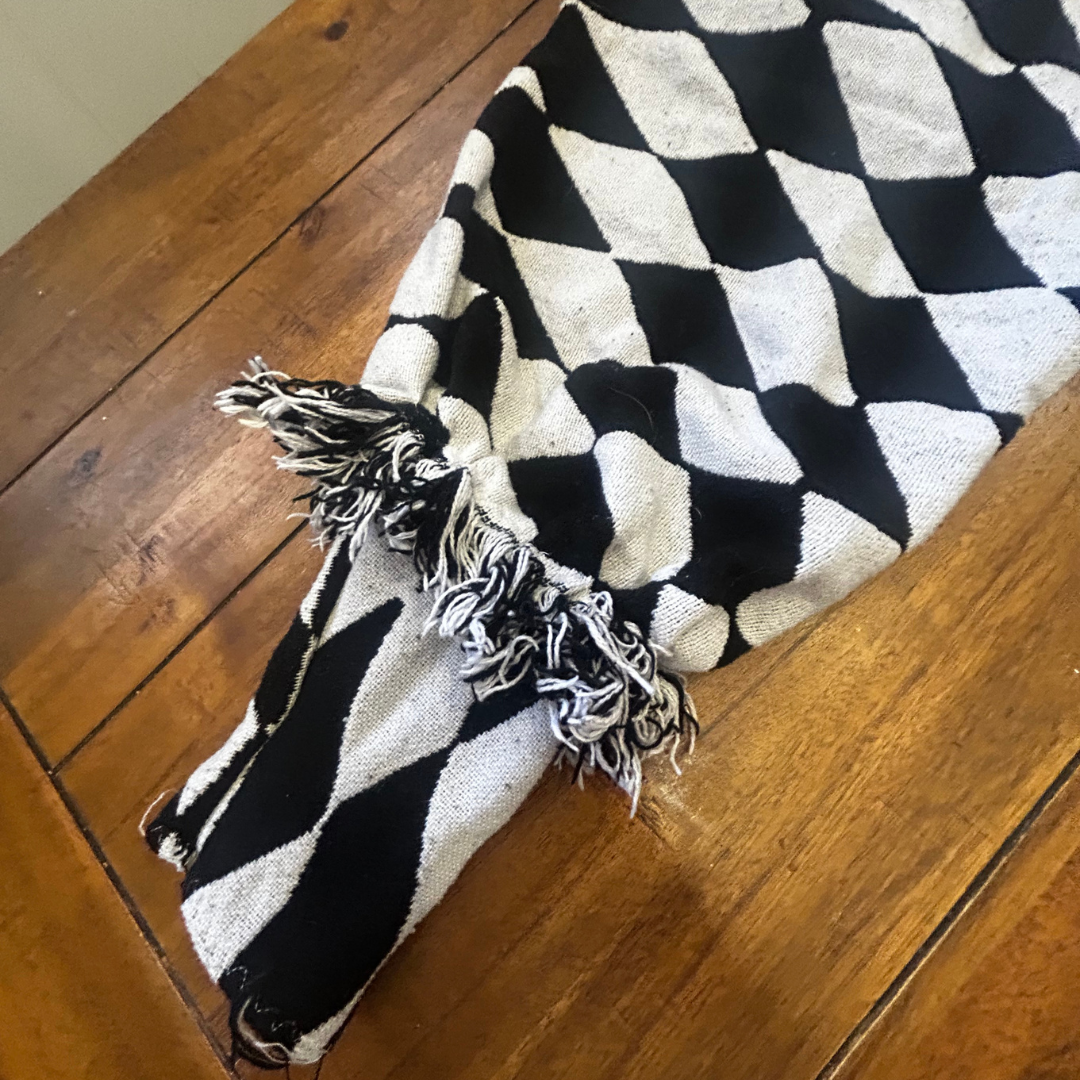 Checkmate Chaos Jacket – One of a Kind Upcycled Statement Piece