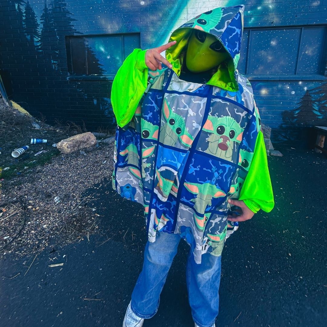 Chosen Space Baby Hoodie – Handmade & Upcycled