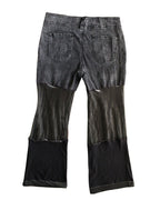 Stay Weird Upcycled Patchwork Flare Pants | One of One