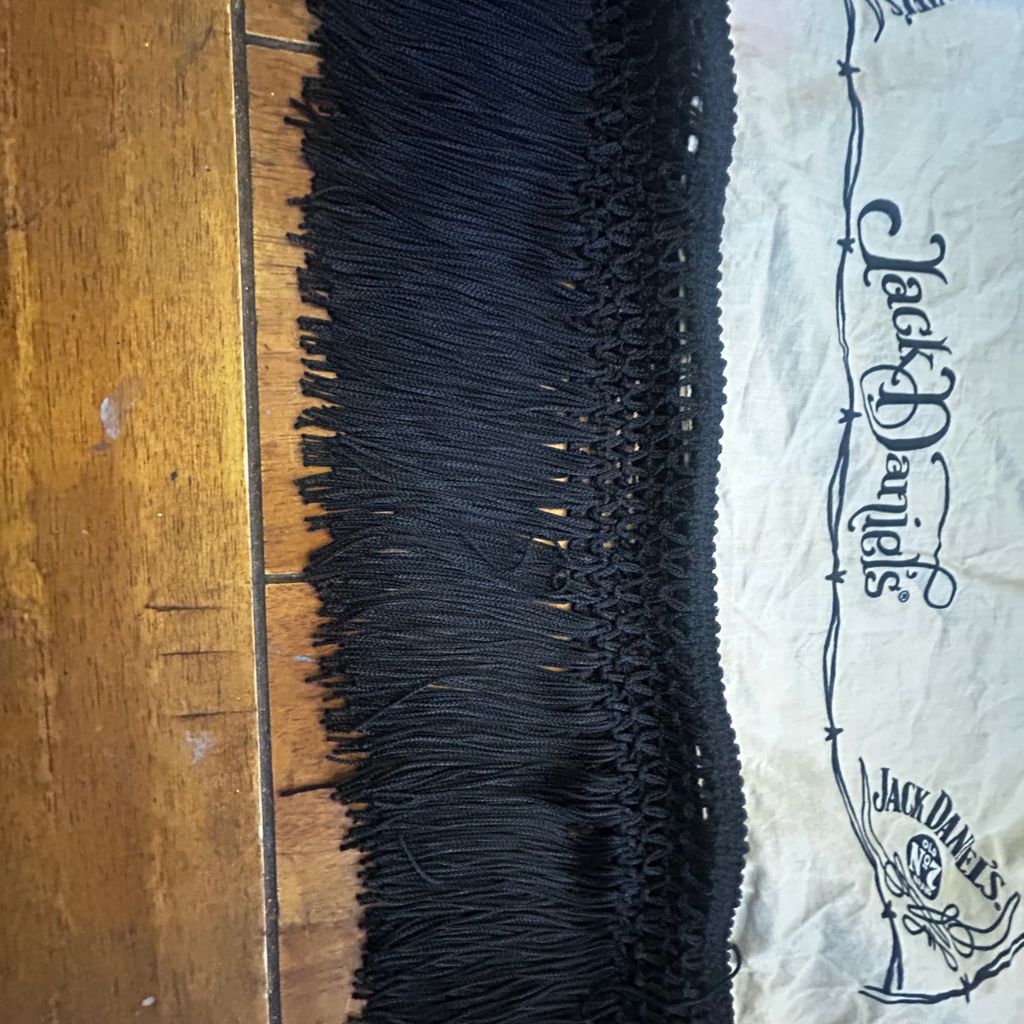 Whiskey Rebel Fringe Crop Top – One of a Kind Upcycled Statement Piece