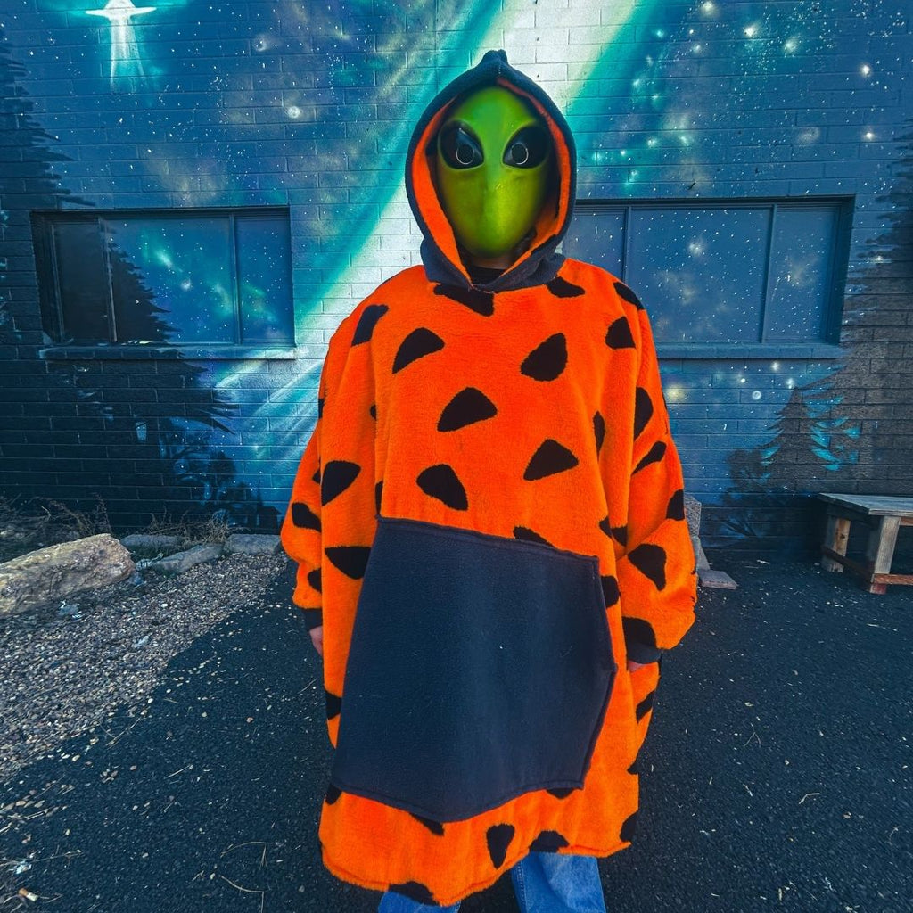 Yabba Dabba Doo Hoodie – Handmade Faux Fur Cozywear
