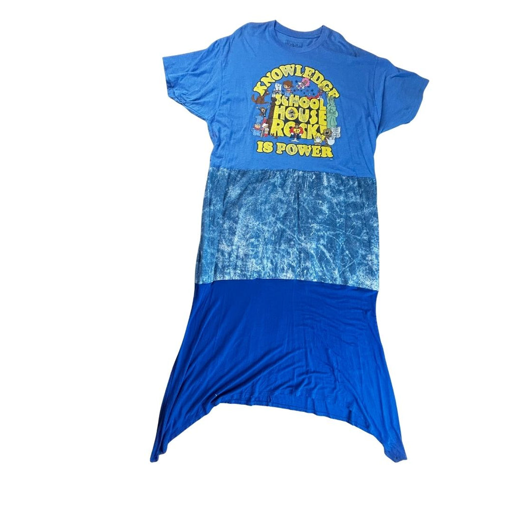 Upcycled “Schoolhouse Rock” T-Shirt Dress – Knowledge Is Power