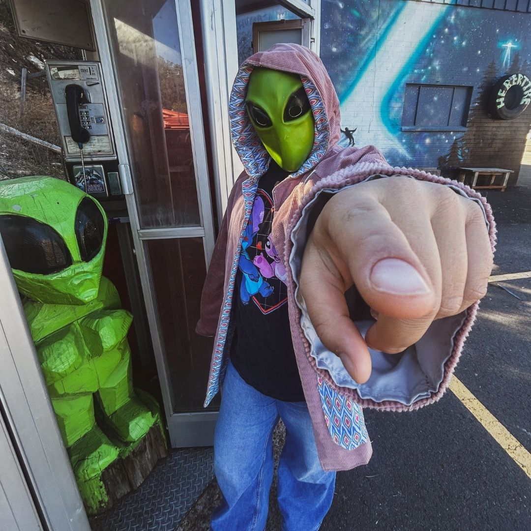 Corduroy Patchwork Jacket – Handmade & Upcycled