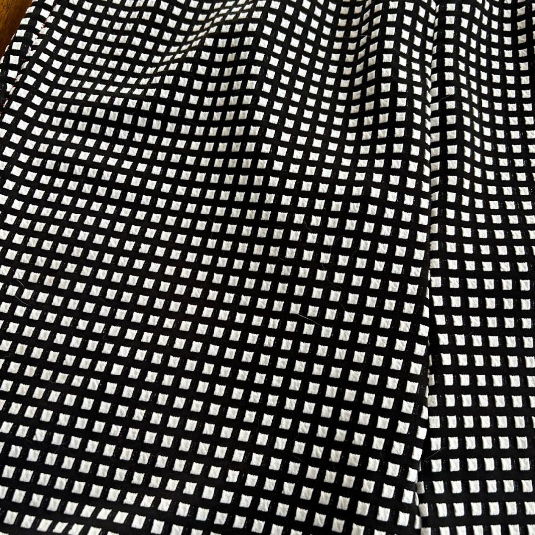Checkerboard Chef Skirt — Handmade &amp; One-of-a-Kind