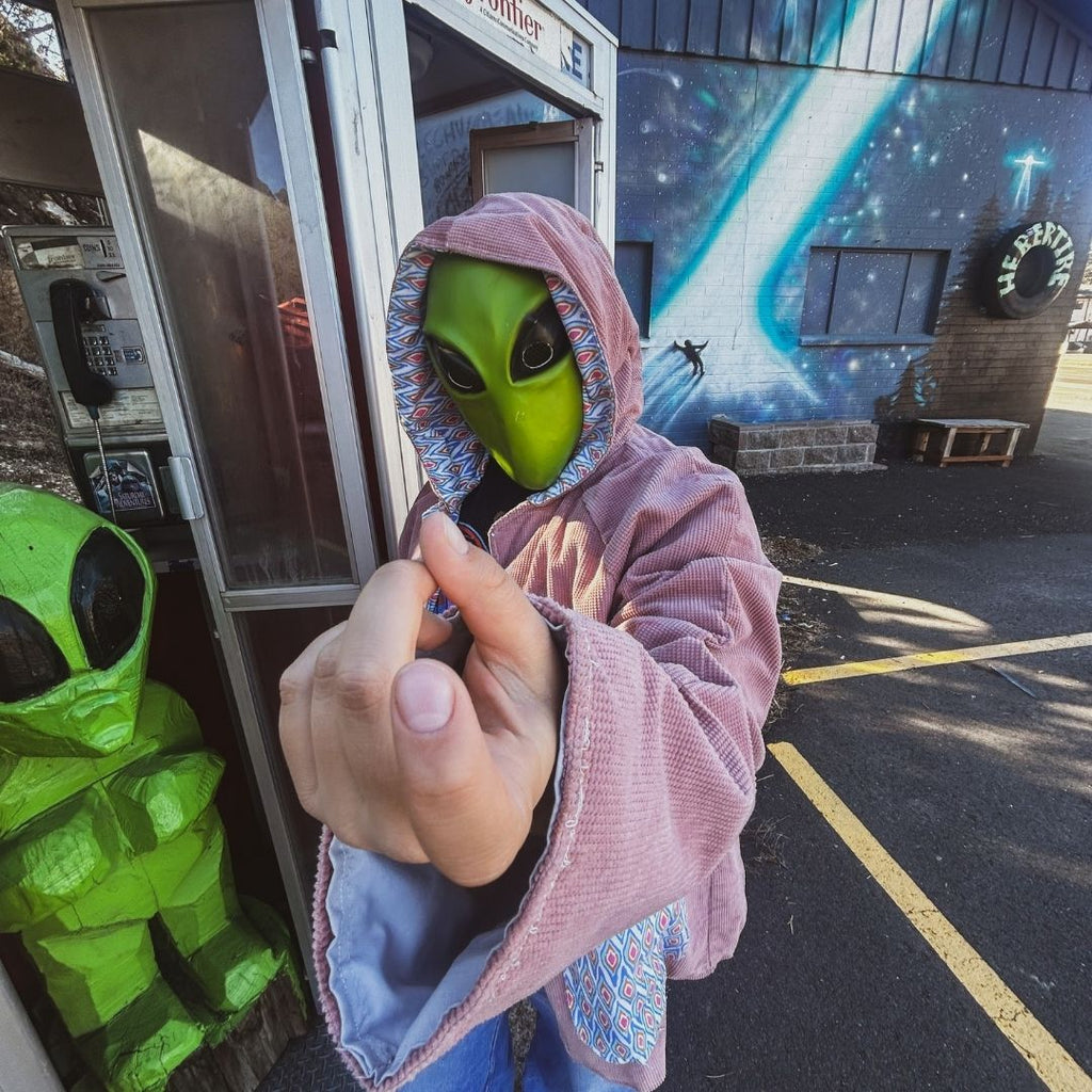 Corduroy Patchwork Jacket – Handmade & Upcycled