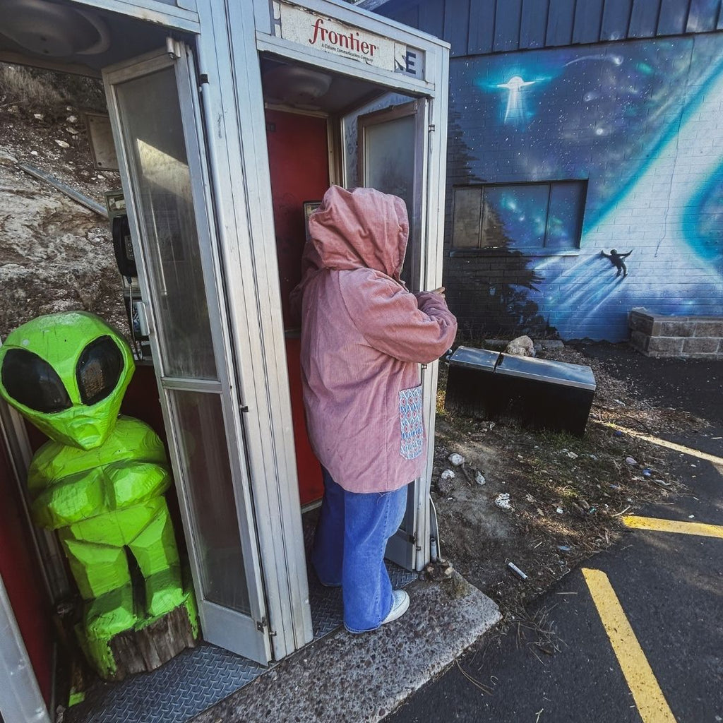 Corduroy Patchwork Jacket – Handmade & Upcycled