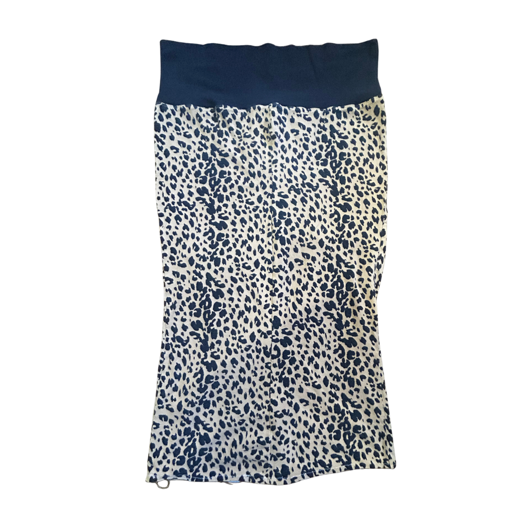 Wild Handmade Leopard Skirt – One of a Kind Upcycled Statement Piece