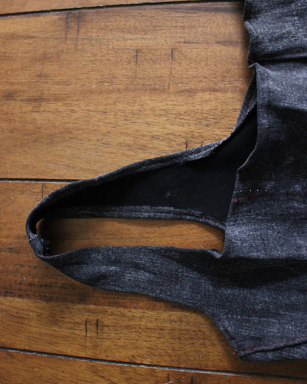 Denim After Dark Upcycled Lace-Up Corset Top | One of One
