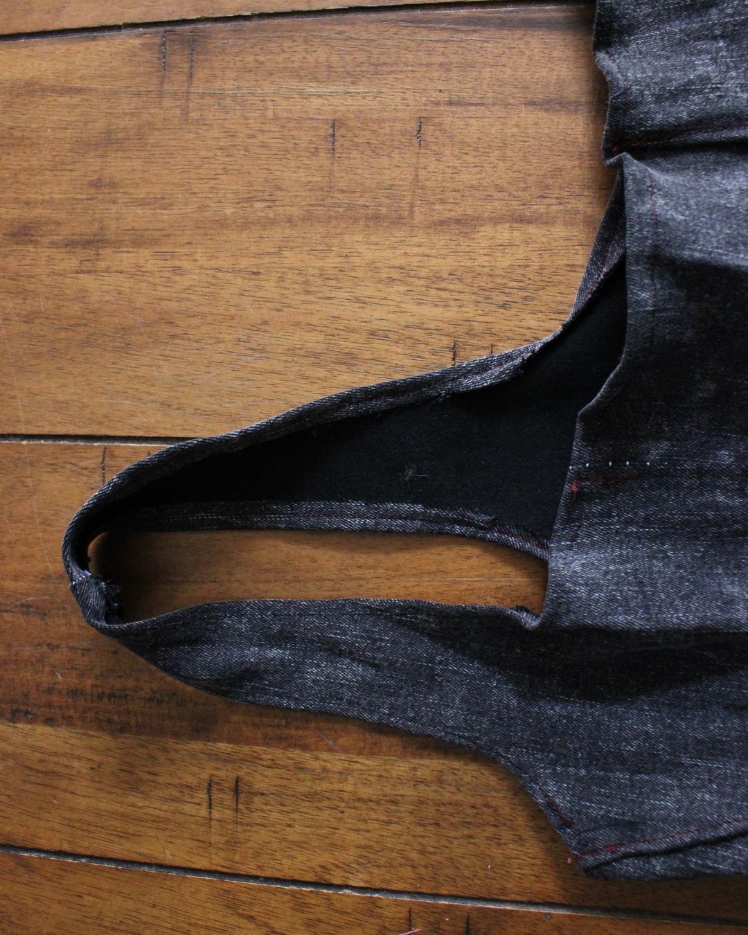 Denim After Dark Upcycled Lace-Up Corset Top | One of One