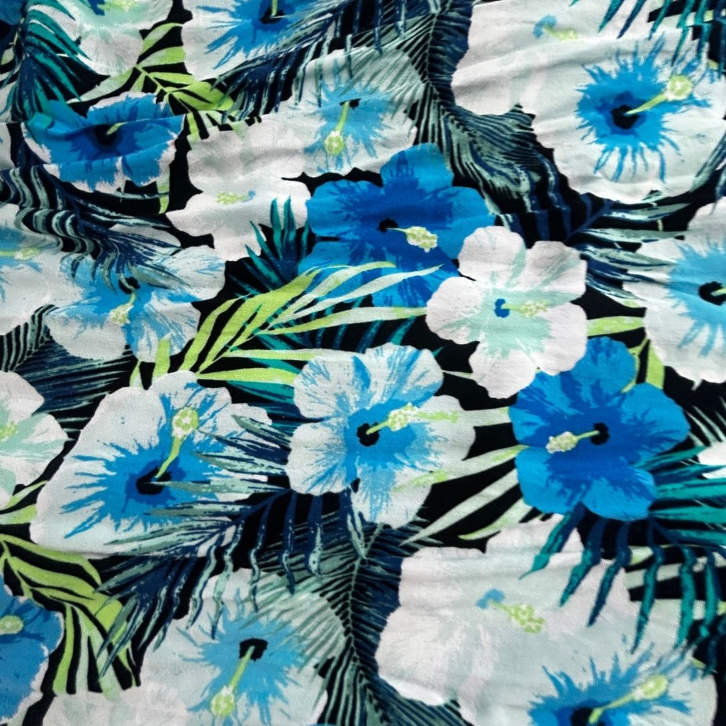 Handmade Tropical Patchwork Dress – One-of-a-Kind + Upcycled