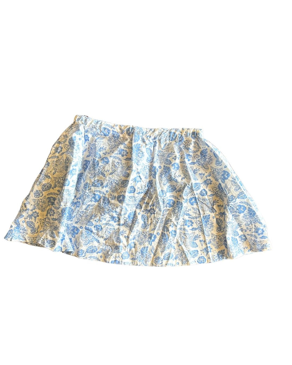 Blue Meadow Remix Set – One-of-a-Kind Handmade Skirt & Halter Top Set