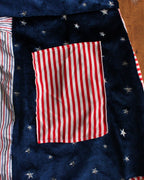 Stars, Stripes & Bad Decisions Upcycled Patchwork Mini Skirt | One of One
