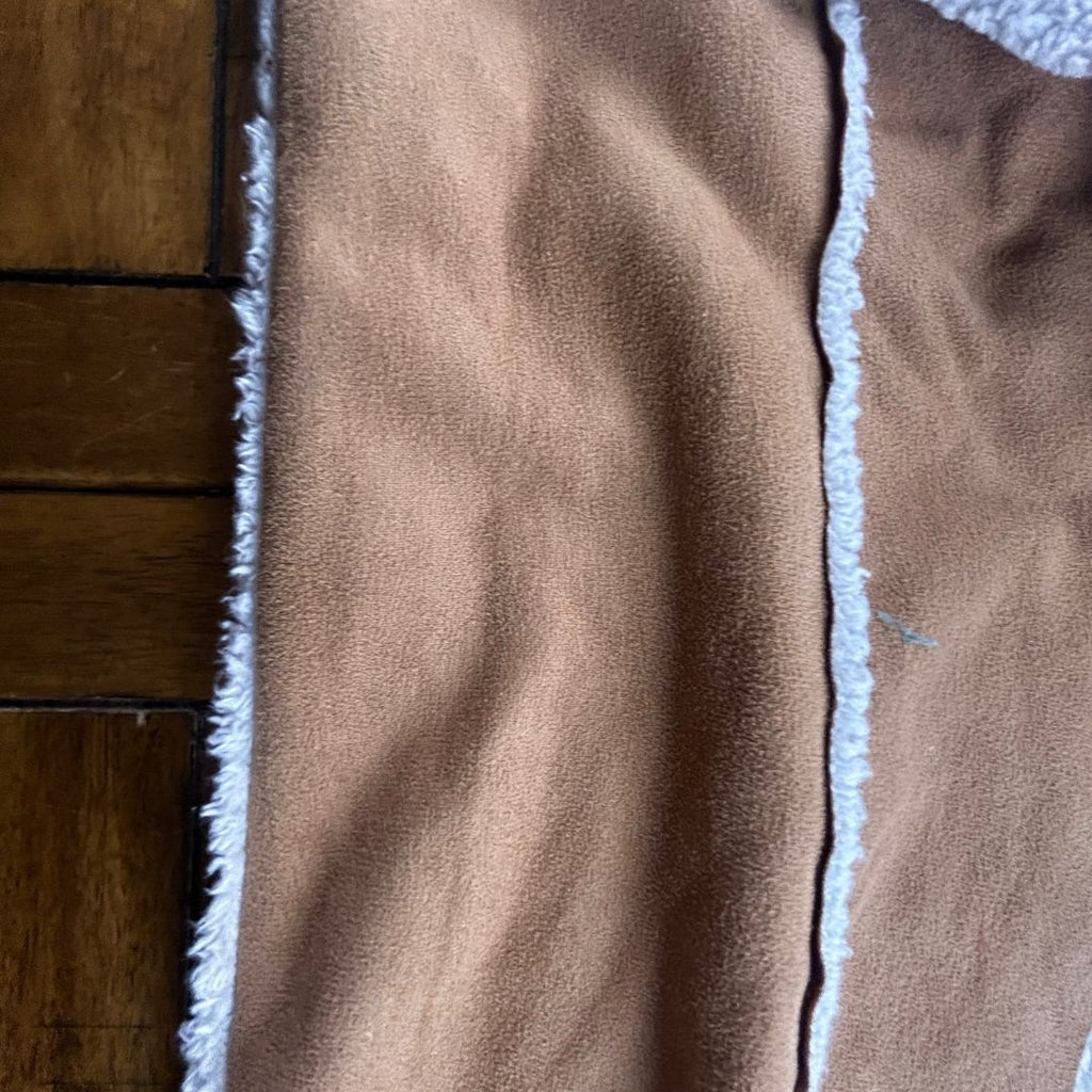 Upcycled Peanuts Kimono Vest — Cozy, Whimsical, and One-of-a-Kind