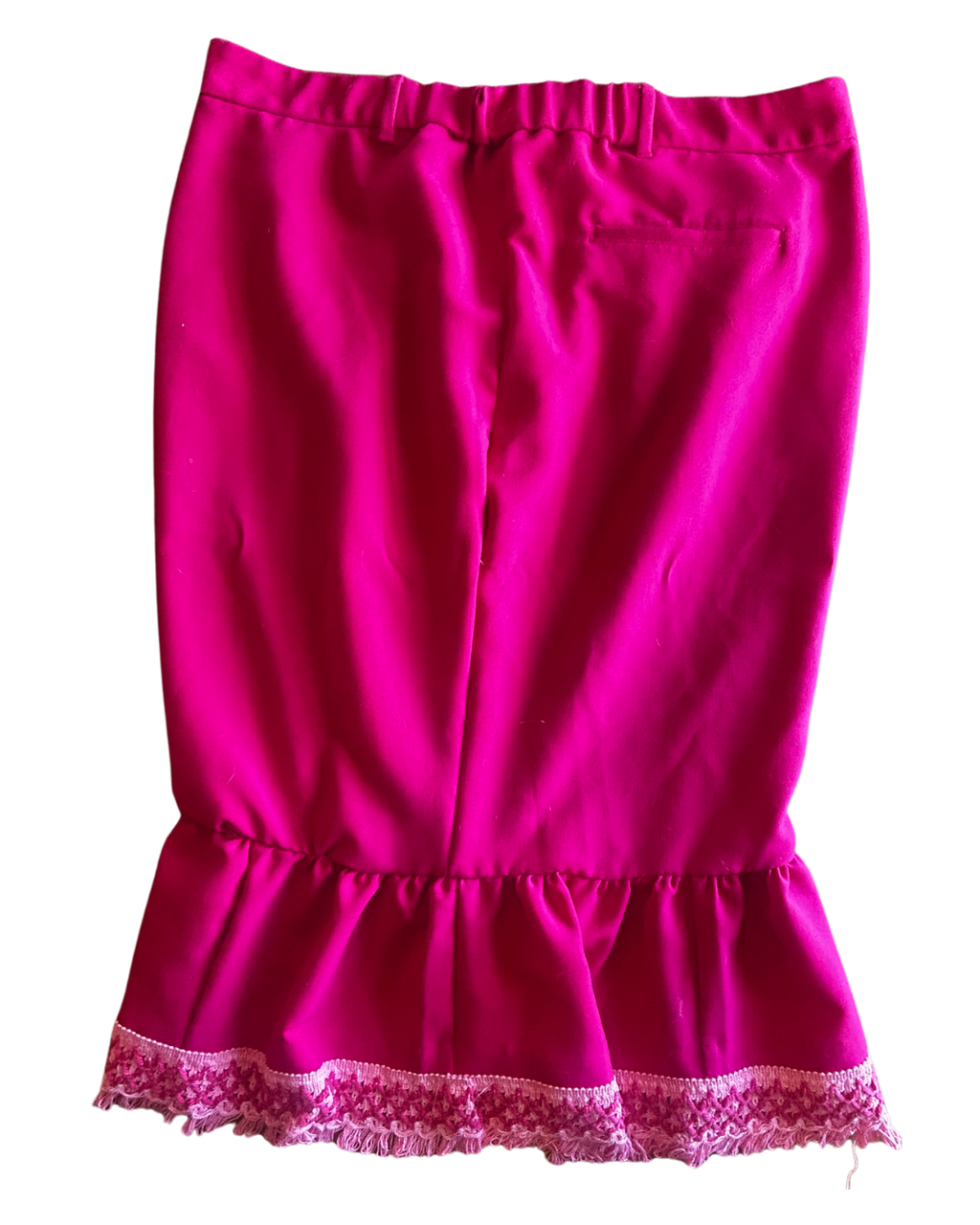 Hot Mess Express Upcycled Ruffle Skirt