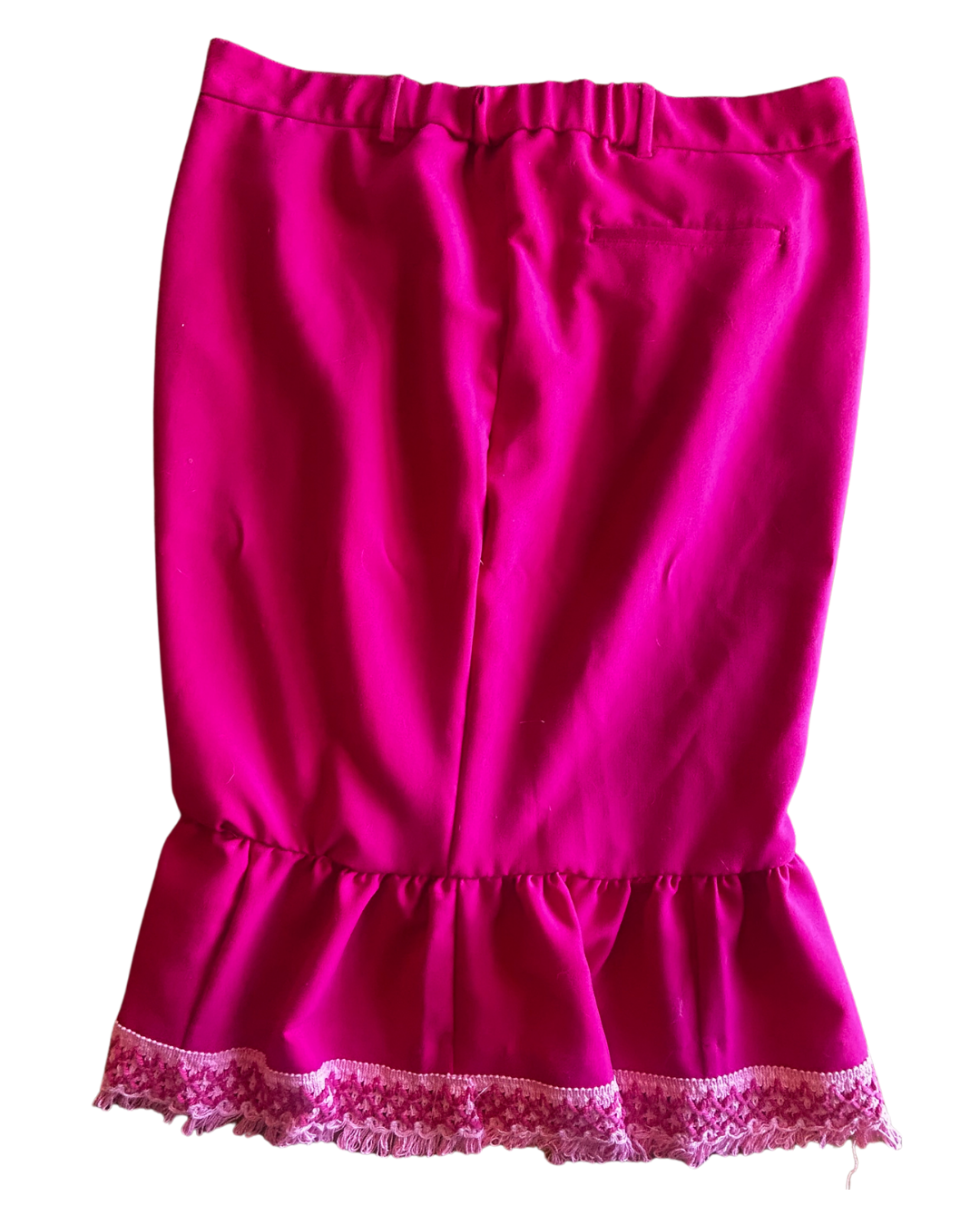 Hot Mess Express Upcycled Ruffle Skirt