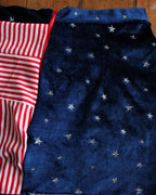 Stars, Stripes & Bad Decisions Upcycled Patchwork Mini Skirt | One of One