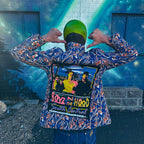 Upcycled Boyz n the Hood Statement Jacket — Bold, Retro &amp; One-of-a-Kind